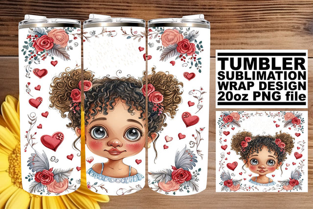 Vibrant Love Patterns for 20oz Wraps Sublimation afrosvg 