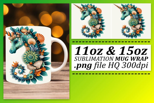 Vibrant Marine Life Sublimation Pattern Sublimation afrosvg 