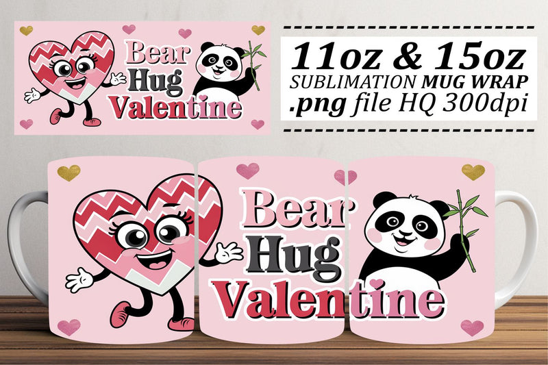 Vibrant mug wraps, perfect for your coffee creations! , Valentines Sublimation afrosvg 