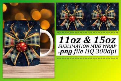 Vibrant mug wraps, perfect for your coffee creations! , Xmas Sublimation afrosvg 