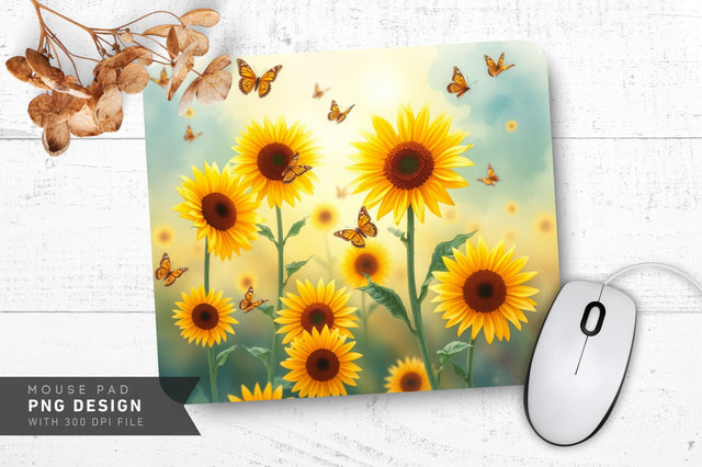 Vibrant Nature Glow Mousepad Sublimation Regulrcrative 