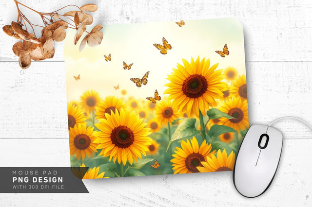 Vibrant Nature Glow Mousepad Sublimation Regulrcrative 