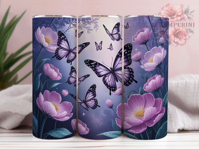 Vibrant Neon Pretty Butterfly Tumbler, Pretty Butterfly Tumbler, Vibrant Neon Wrap, Artistic Butterfly Wrap, Colorful Butterfly Wrap, Sublimation Design, Trendy Gift Idea Sublimation Li Zamperini 