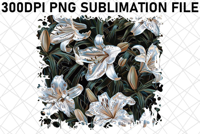 Vibrant Petal Patterns for Spring Sublimation afrosvg 