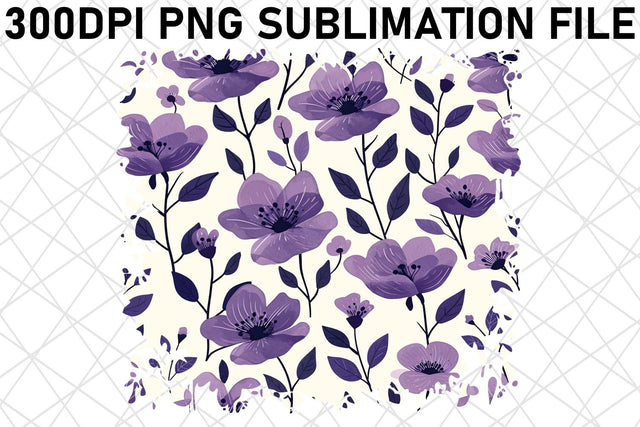 Vibrant Petal Sublimation Art, Flower Pattern PNG Design, Colorful Blossoms, Springtime Joy Sublimation afrosvg 