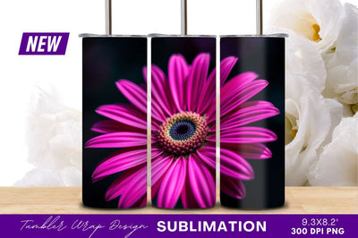 Vibrant pink gerbera daisy flower closeup Sublimation Regulrcrative 