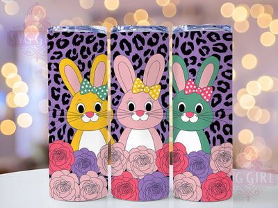 Vibrant Playful Easter Bunny Tumbler, Vibrant Easter Tumbler, Easter Day Wrap, Playful Bunny Wrap, Stylish 20oz Wrap, Sublimation Design, Trendy Gift Idea Sublimation SvggirlplusArt 