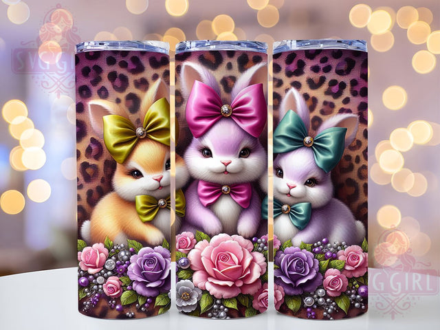 Vibrant Playful Easter Bunny Tumbler, Vibrant Easter Tumbler, Easter Day Wrap, Playful Bunny Wrap, Stylish 20oz Wrap, Sublimation Design, Trendy Gift Idea Sublimation SvggirlplusArt 