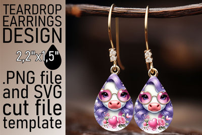 vibrant PNG design! , Create beautiful earrings, Valentines Sublimation afrosvg 