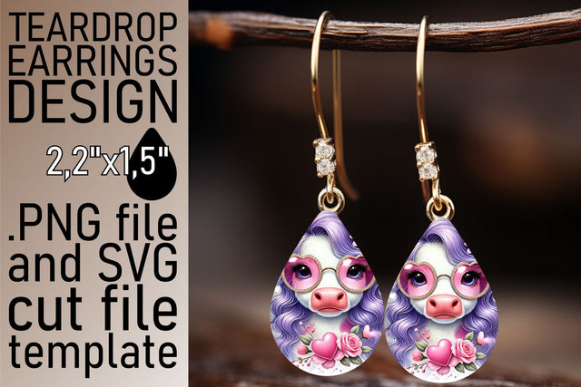 vibrant PNG design! , Create beautiful earrings, Valentines Sublimation afrosvg 