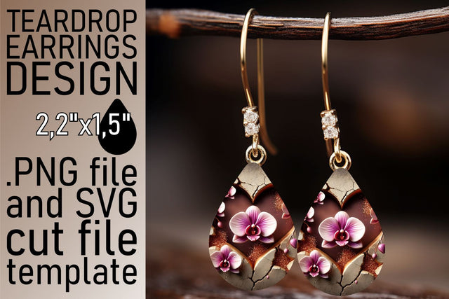 Vibrant PNG design, ideal for unique earrings! , 3D Heart Sublimation afrosvg 