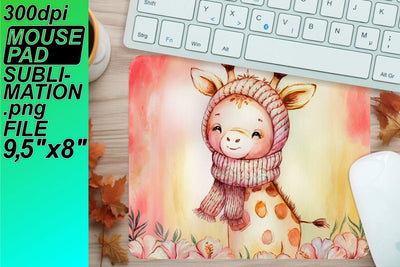 Vibrant PNG file for mouse pads, unleash your ideas! , Animals Sublimation HoodArtCraft 