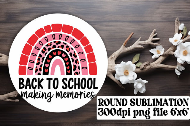 Vibrant PNG files for keychains, perfect for round designs! , Back To School Sublimation afrosvg 