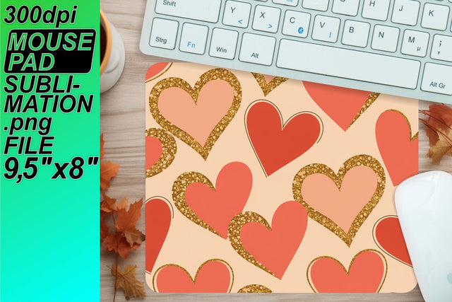 Vibrant PNG files for mouse pads, perfect for crafting! , Heart Sublimation HoodArtCraft 