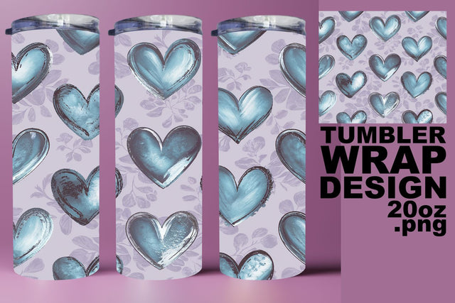 vibrant PNG for crafting! , Chic tumbler design, Heart Sublimation HoodArtCraft 