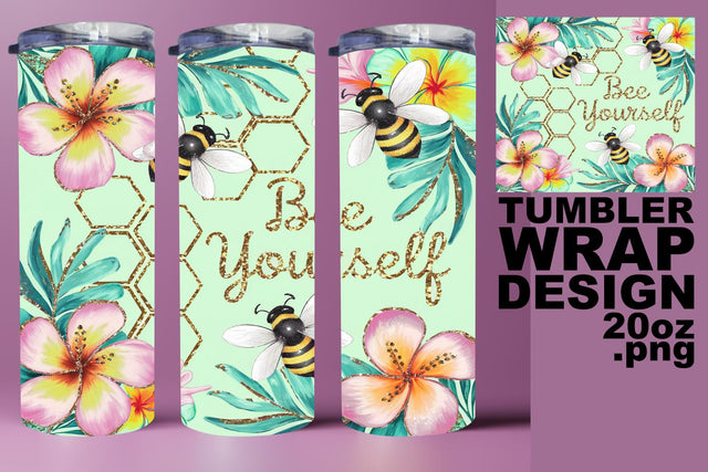 vibrant PNG for creative designs! , Unique 20oz wrap, Bee Sublimation HoodArtCraft 