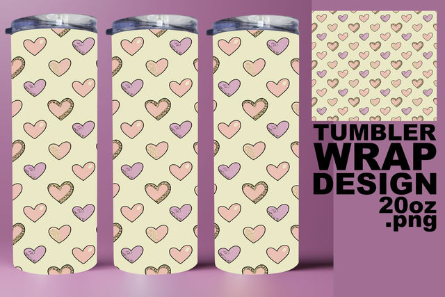 vibrant PNG for creative projects! , Trendy tumbler wrap, Heart Sublimation HoodArtCraft 