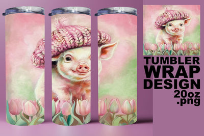vibrant PNG for gifts! , Stylish tumbler wrap, Animals Sublimation HoodArtCraft 