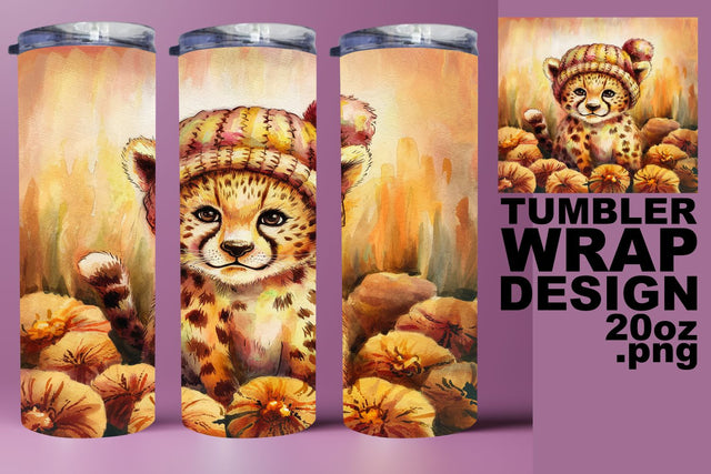 vibrant PNG for sublimation! , 20oz tumbler design, Animals Sublimation HoodArtCraft 