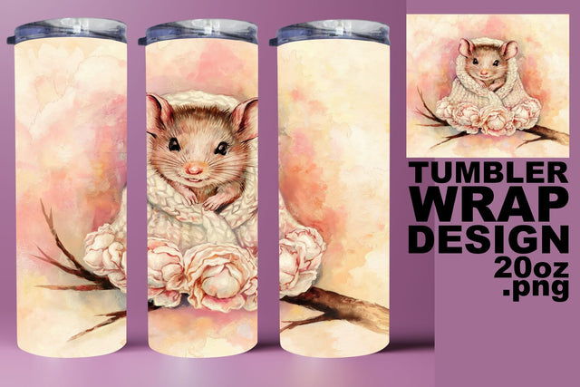 vibrant PNG for your 20oz tumbler! , Beautiful wrap, Animals Sublimation HoodArtCraft 