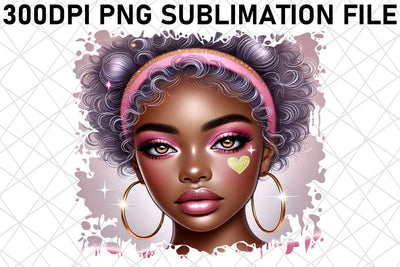 Vibrant PNG images for spice jars, organize beautifully! , Love Girl Sublimation afrosvg 