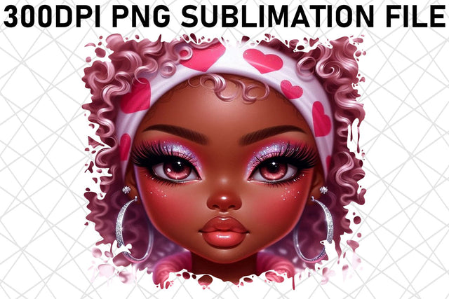 Vibrant PNG images for spice jars, organize beautifully! , Love Girl Sublimation afrosvg 