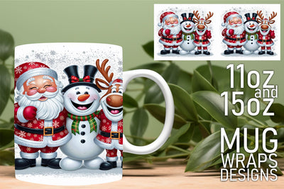vibrant PNG mug wraps! , Ideal for personalized gifts, Christmas Sublimation HoodArtCraft 