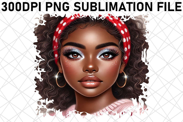 Vibrant PNG prints, elevate your creative process! , Love Girl Sublimation afrosvg 