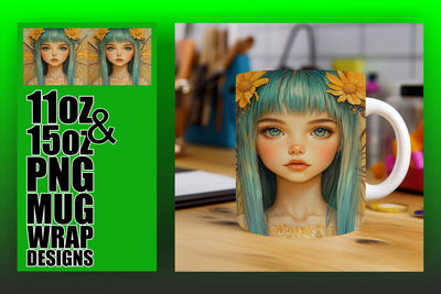 vibrant PNG templates available! , Transform your mug designs, Fairy Sublimation HoodArtCraft 