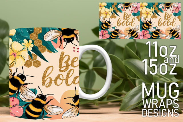 vibrant PNG wraps for mug designs! , Capture attention, Bee Sublimation HoodArtCraft 