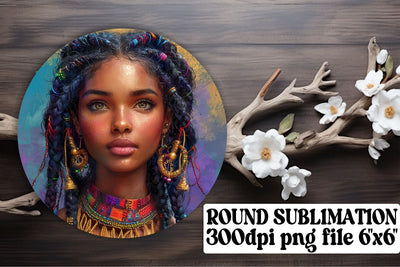Vibrant Portraits Sublimation Collection Sublimation afrosvg 