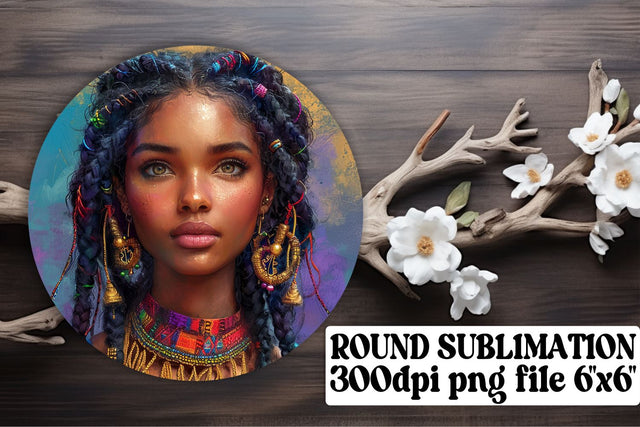 Vibrant Portraits Sublimation Collection Sublimation afrosvg 