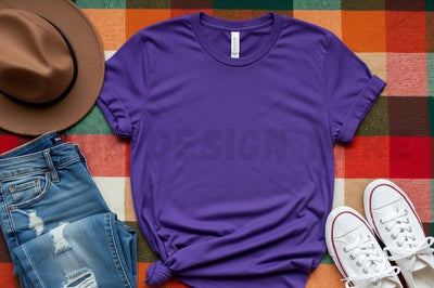 Vibrant purple t-shirt mockup design Mock Up Photo Designangry 
