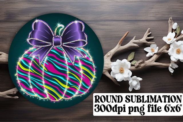 Vibrant round PNGs, ideal for custom keychain projects! , Neon Fall Sublimation afrosvg 