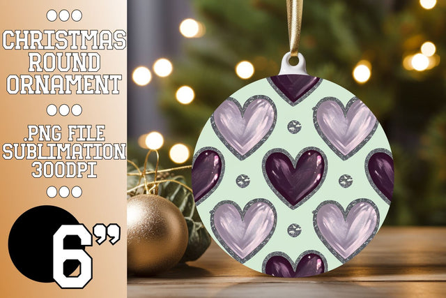 Vibrant round templates for unique keychains, elevate your craft today., Heart Sublimation HoodArtCraft 