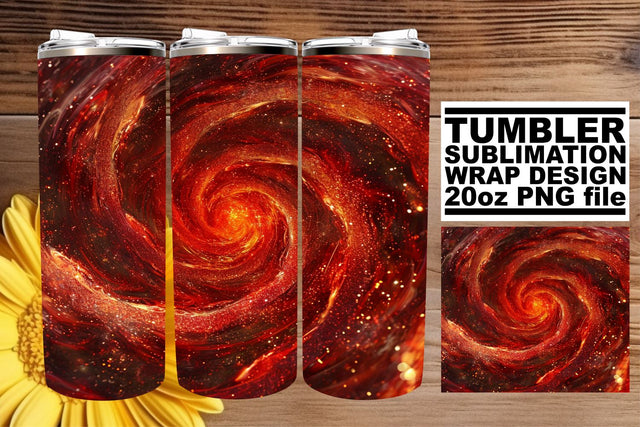 Vibrant Sparkly Red Glitter Pattern Tumbler Wrap Sublimation afrosvg 