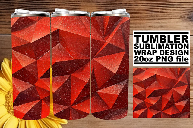 Vibrant Sparkly Red Glitter Sublimation for 20oz Tumblers Sublimation afrosvg 