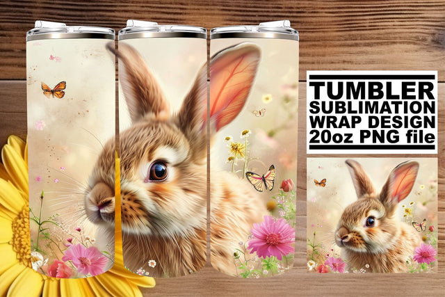 Vibrant Spring Decor on 20oz Tumblers Sublimation afrosvg 