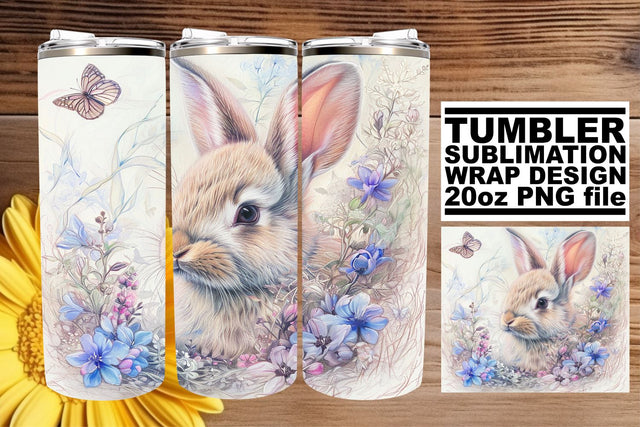 Vibrant Spring Decor on 20oz Tumblers Sublimation afrosvg 