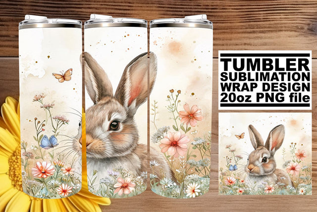 Vibrant Spring Decor on Tumblers Sublimation afrosvg 