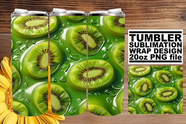 Vibrant Spring Fruits Sublimation Wrap Design Sublimation afrosvg 