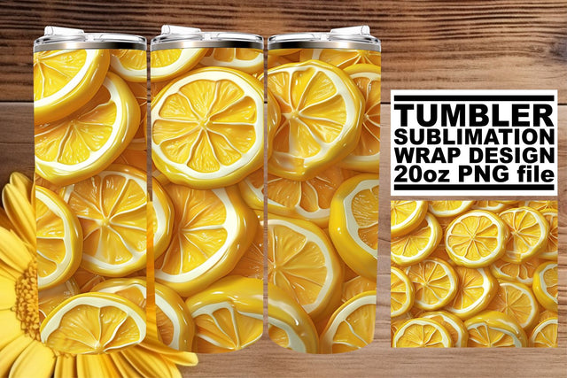 Vibrant Spring Fruits Tumbler Wrap Sublimation Art Sublimation afrosvg 