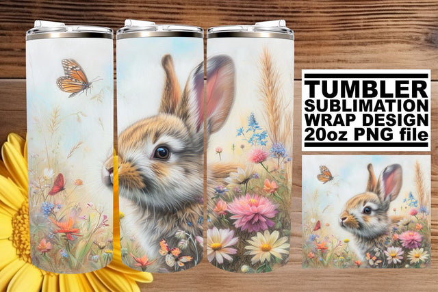 Vibrant Spring Tumbler Decor Sublimation afrosvg 