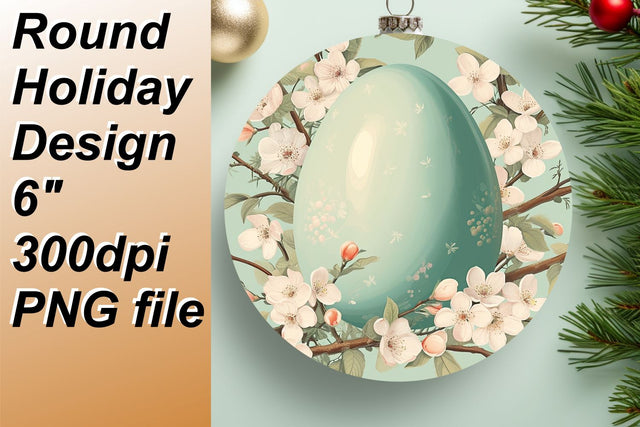 Vibrant Springtime Ornaments - Sublimation Assortment Sublimation afrosvg 