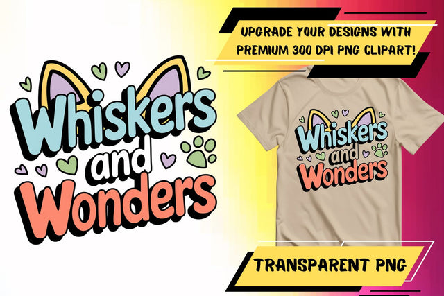 Vibrant sublimation PNG, for creative projects , Cat Quote Sublimation HoodArtCraft 