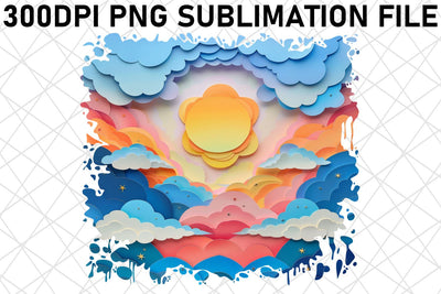 Vibrant Sunbeam Glow Sublimation Set Sublimation afrosvg 