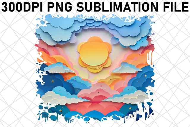 Vibrant Sunbeam Glow Sublimation Set Sublimation afrosvg 