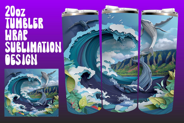 Vibrant Sunrise Tumbler Sublimation Collection Sublimation afrosvg 