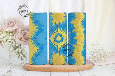 Vibrant Tie Dye Sunburst Tumbler Wrap Sublimation sassyprint 