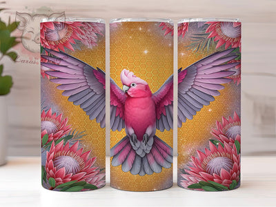 Vibrant & Tropical Rainbow Lorikeet Tumbler, Colorful Parrot Design, Aussie Bird Sublimation, Native Parrot Wrap, Vibrant Wildlife Tumbler, 20oz Bird Lover Gift, Tropical Bird Tumbler Sublimation Lara' s Designs 